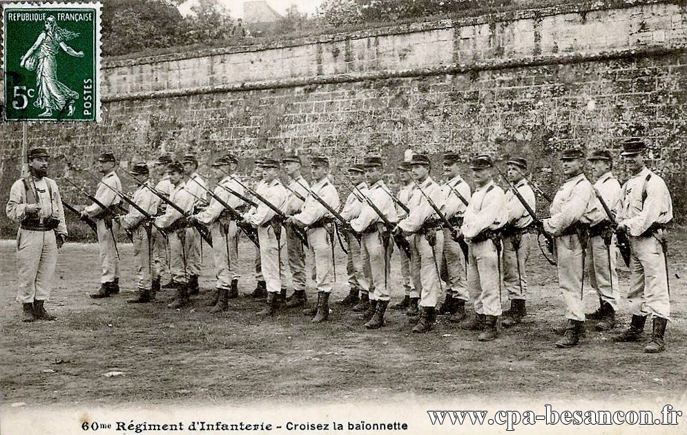 60me Régiment d'Infanterie - Croisez la baïonnette